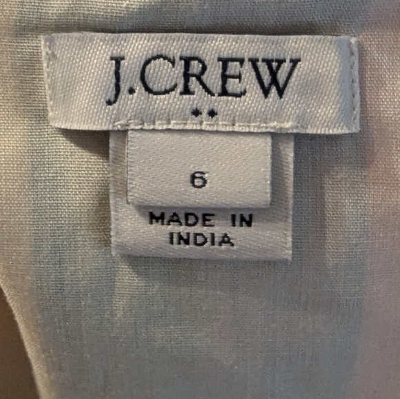 J.Crew Factory Size 6 Colorful Candy Stripe Off Shoulder Dress Cotton Short 160 - Picture 6 of 10